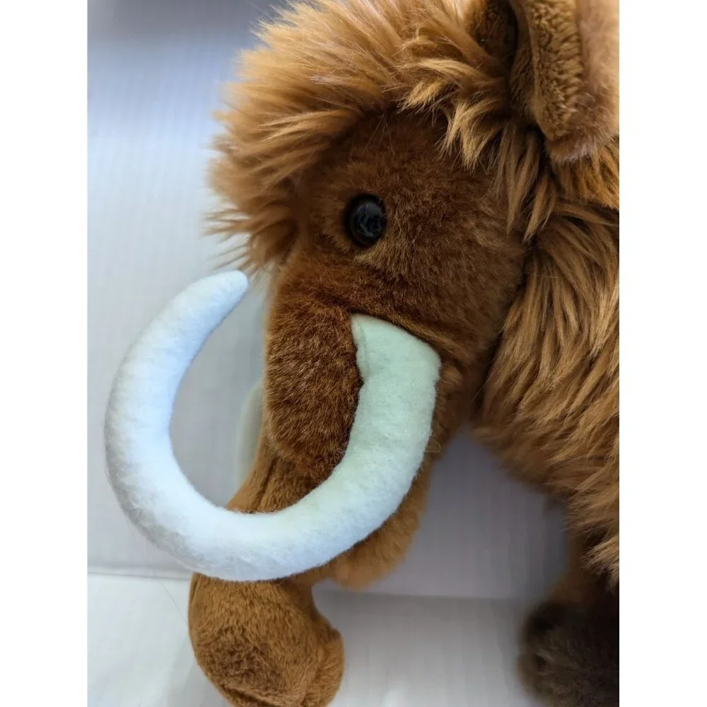 Douglas woolly mammoth‎ Everettt stuffed animal toy brown 8 in